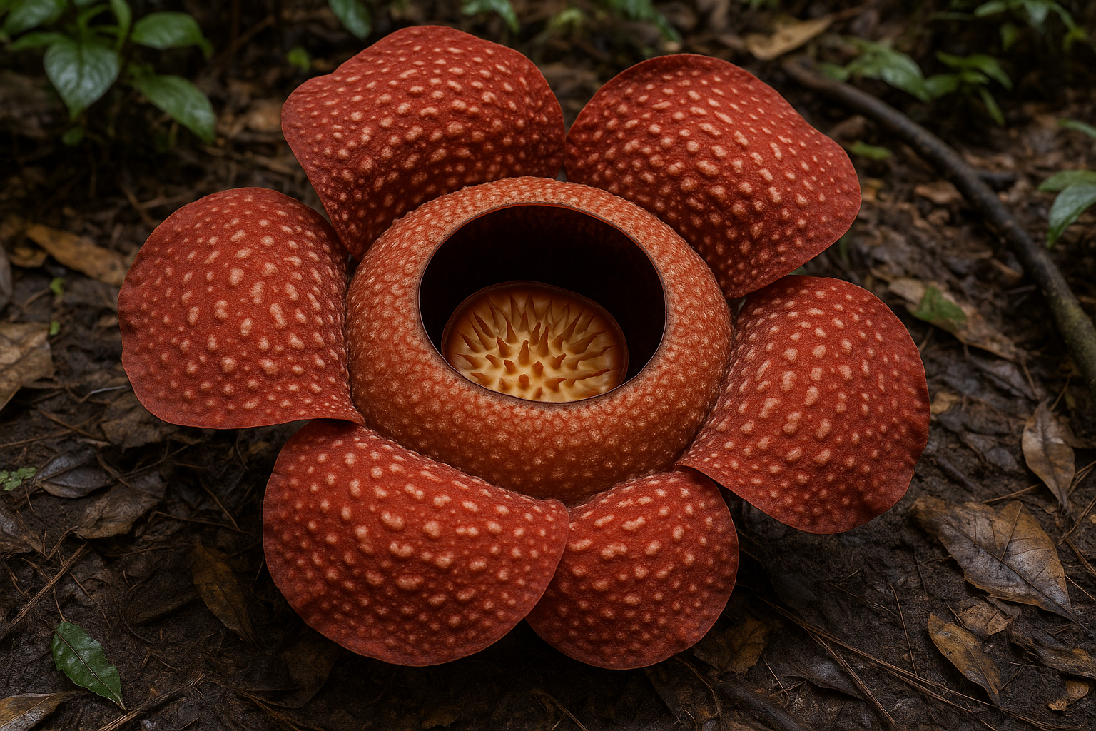 Mekarnya Bunga Padma Raksasa (Rafflesia arnoldii)